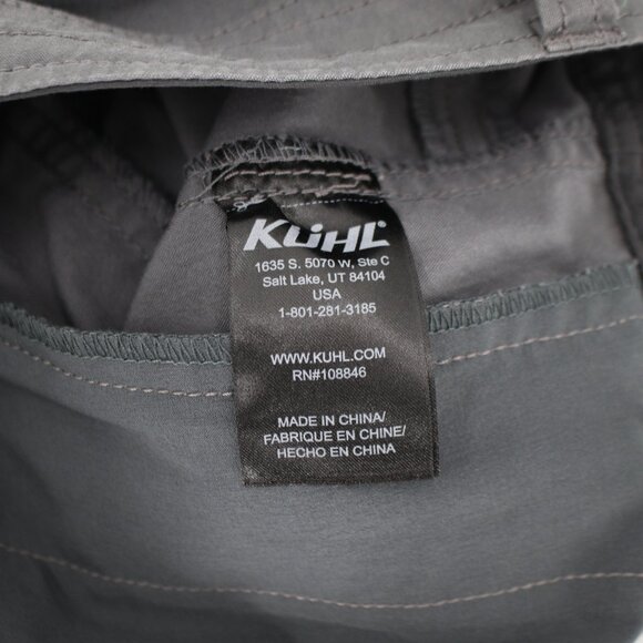 Kuhl Pants Womens 16 Spire Roll up Straight Mid Rise Hiking Stretch Drawstring - Picture 11 of 13
